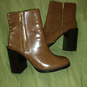 Brown booties